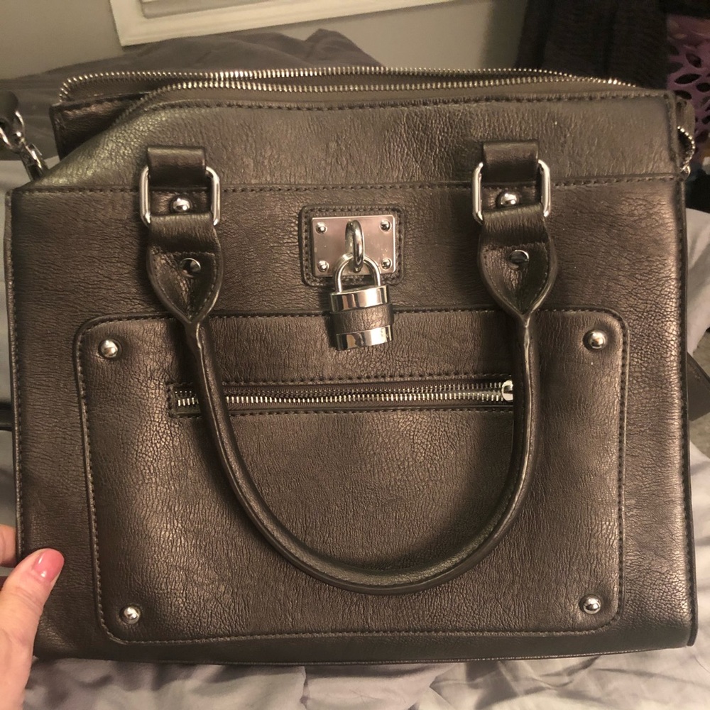 COPY - Charming Charlie Grey Handbag
